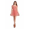 Women's Sleeveless Floral Lace Dress - Dresses - $16.40 