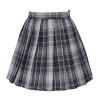 Women`s high Waisted Plaid Short Sexy A line Skirts Costumes - Skirts - $39.99 