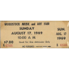 Woodstock ticket - Items - 