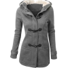 Wool Blend Pea Jacket - Jacket - coats - 