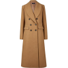 Wool blend double breasted coat - Jacket - coats - 