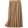 Wool mixed pleat skirt - Юбки - 