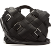Woven leather buckle bag - Hand bag - 
