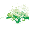 Green And White - イラスト - 