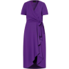 Wrap dress purple - Kleider - 