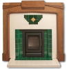 Wyndham Art Deco tiled fireplace - Meble - 