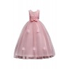 YMING Girl's Prom Dress Tulle Lace Flower Girl Dress Pincess Dress Maxi Dress - Dresses - $51.99 
