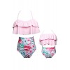 YMING Summer Cute Bikini Set Family Matching Swimwear Mommy and Me Swimsuit - Swimsuit - $25.99 
