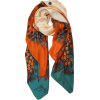 YOUR SMILE Large Mulberry Silk scarf - スカーフ・マフラー - 