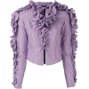 Y/PROJECT cropped ruffle blouse - Koszule - długie - 