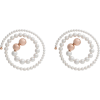 Y/PROJECT white spiral pearl earrings - イヤリング - 