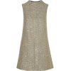 YSL Gold Glitter Mini Dress - Obleke - 