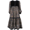 YSL velvet and paisley wool peasant dres - Dresses - 