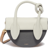 YUZEFI 'DIP' TOP HANDLE COLOURBLOCK LEAT - Hand bag - $655.00 