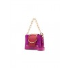 YUZEFI purple and red Delila mini suede - Hand bag - 