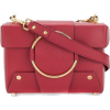 YUZEFI ruby red asher leather crossbody - Kleine Taschen - 