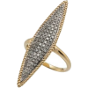 YVONNE LÉON 18K Gold Diamond Ring 6,172 - イヤリング - 