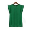 Yang-Yi Clearance, Hot Summer Womens Casual Loose Chiffon Short Tulip Sleeve Blouse Loose Shirt Tops - Рубашки - короткие - $1.98  ~ 1.70€