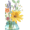 Yellow Daisy Flower - Rascunhos - 