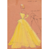 Yellow Dress Drawing - My photos - 