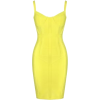 Yellow Fitted Dress - 连衣裙 - 