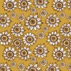 Yellow Floral Sixties Print - Illustrations - 