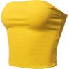 Yellow Tube Top - Рубашки - короткие - 