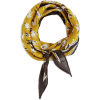 Yellow patterned scarf - Szaliki - 