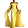 Yellow pleated dress - Платья - 