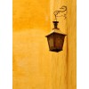 Yellow wall + street lantern - Zgradbe - 