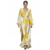 Yellow white dress - Dresses - 