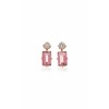 Yi Collection 18K Gold, Pink Tourmaline - Earrings - 