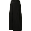 Yohji Yamamoto skirt-overlaid trousers - Spodnie Capri - £896.00  ~ 1,012.57€