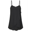 Youtalia Womens Summer Tank Top Casual Pleated Layered Chiffon Blouse Cami Shirt - Shirts - $38.98  ~ £29.63