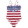 Ytwysj Girl's 4th July American Flag Print Striped Star Tassel Little Girl Swimsuit Bikinis One Piece Swimwear - Fato de banho - $11.59  ~ 9.95€