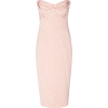 ZAC POSEN pink crepe dress - sukienki - 