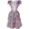 ZAC POSEN purple dress - sukienki - 