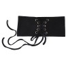 ZAFUL Belts for Women Lace Up Tied Wide Waist Corset Belt Cincher T shirt Tank Dress Belts White - Accessories - $10.99 