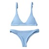 ZAFUL Women Low Waisted Padded Scoop Bikini Set Two Piece Thong Bikinis V Bottom Style - Obleke - $5.99  ~ 5.14€