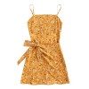 ZAFUL Womens Dresses Floral Backless Spaghetti Strap Print Bodycon Mini Dress Sleeveless Beach Dress - 连衣裙 - $16.49  ~ ¥110.49