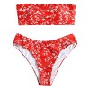ZAFUL Women's Sexy Bikini Swimsuit Padded Push-up Bikini Set Red Color Series Two Pieces Swimsuit - Купальные костюмы - $9.99  ~ 8.58€