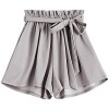 ZAFUL Women's Tie Bow Shorts Casual Elastic Waist Summer Shorts Jersey Walking Shorts - Hlače - kratke - $17.49  ~ 15.02€