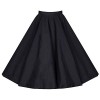 ZAFUL Womens Vintage Floral Printing Pleated Big Swing Midi Plus Size Skirt - Skirts - $3.99 
