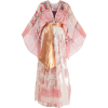 ZANDRA RHODES pink belted dress - 连衣裙 - 