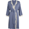 ZIMMERLI  Lace-Trim Robe - Pijamas - $188.00  ~ 161.47€