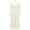 ZIMMERMANN Glassy ruffled tiered silk-ch - ワンピース・ドレス - 