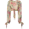 ZIMMERMANN Melody floral print cropped s - Koszule - długie - 