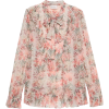 ZIMMERMANN Pussy-bow floral-print silk-g - Long sleeves shirts - 
