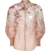ZIMMERMANN pink floral blouse - Shirts - 