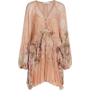 ZIMMERMANN pink floral dress - Haljine - 